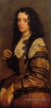 portrait Tableau Peinture - Un portrait de jeune femme Diego Velázquez